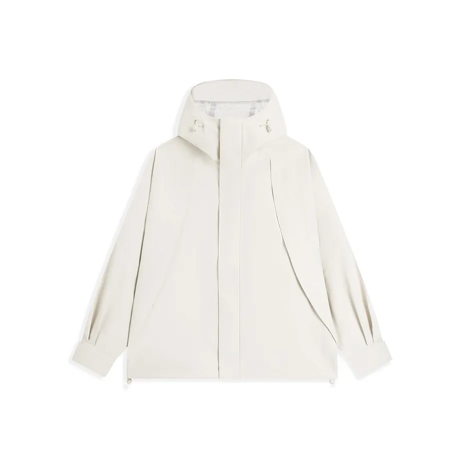 XTEP Variety Training Collection Water Resistant Windbreaker Jacket Women's Tofu Skin