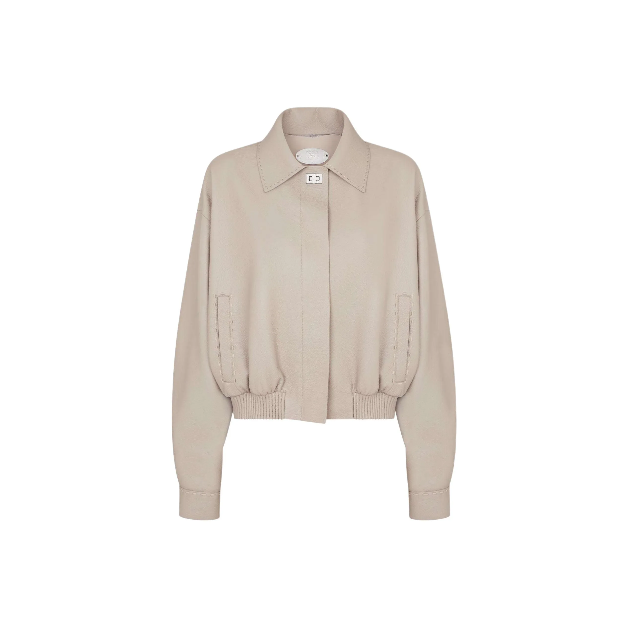 FENDI Oversized Collared Bomber Jacket