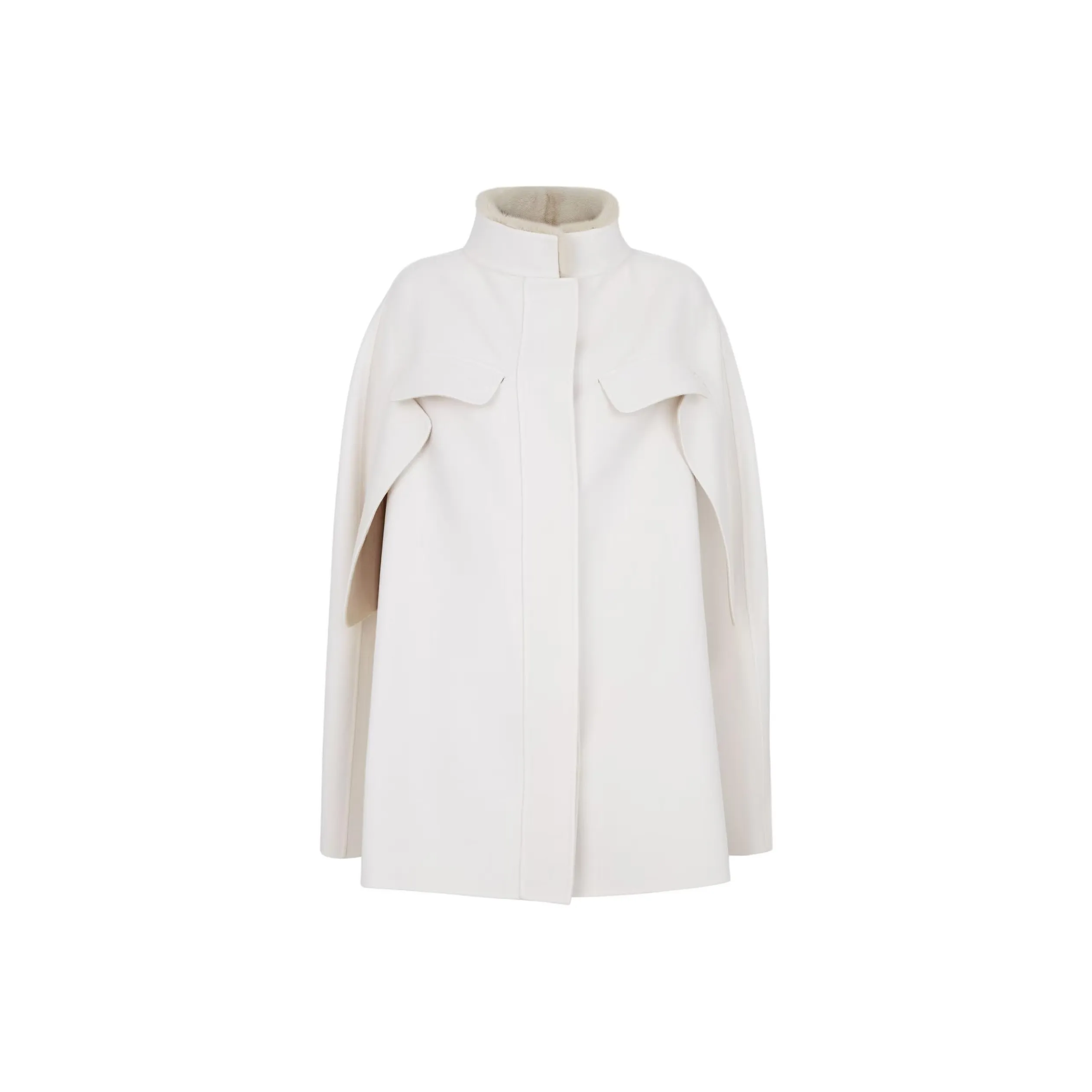FENDI FW24 Cloaks Women's White
