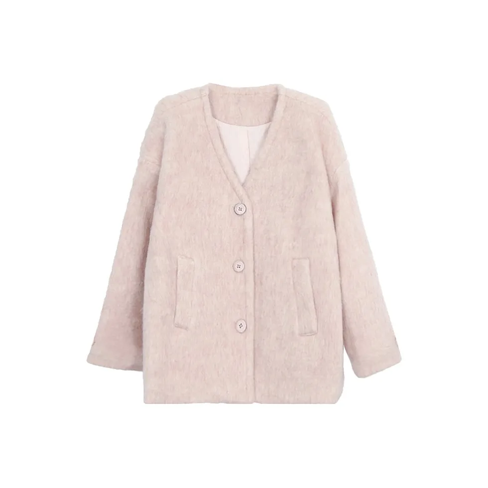 ACAINES Розовое Женское Пальто