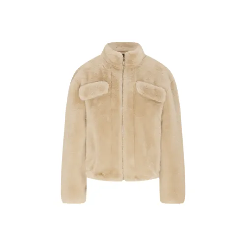 JOSEPH ABBOUD Абрикос Женские Бархатные Куртки
