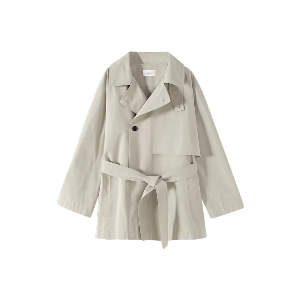 hacikis Тренчкот Женский Холодный Бежевый Обхват