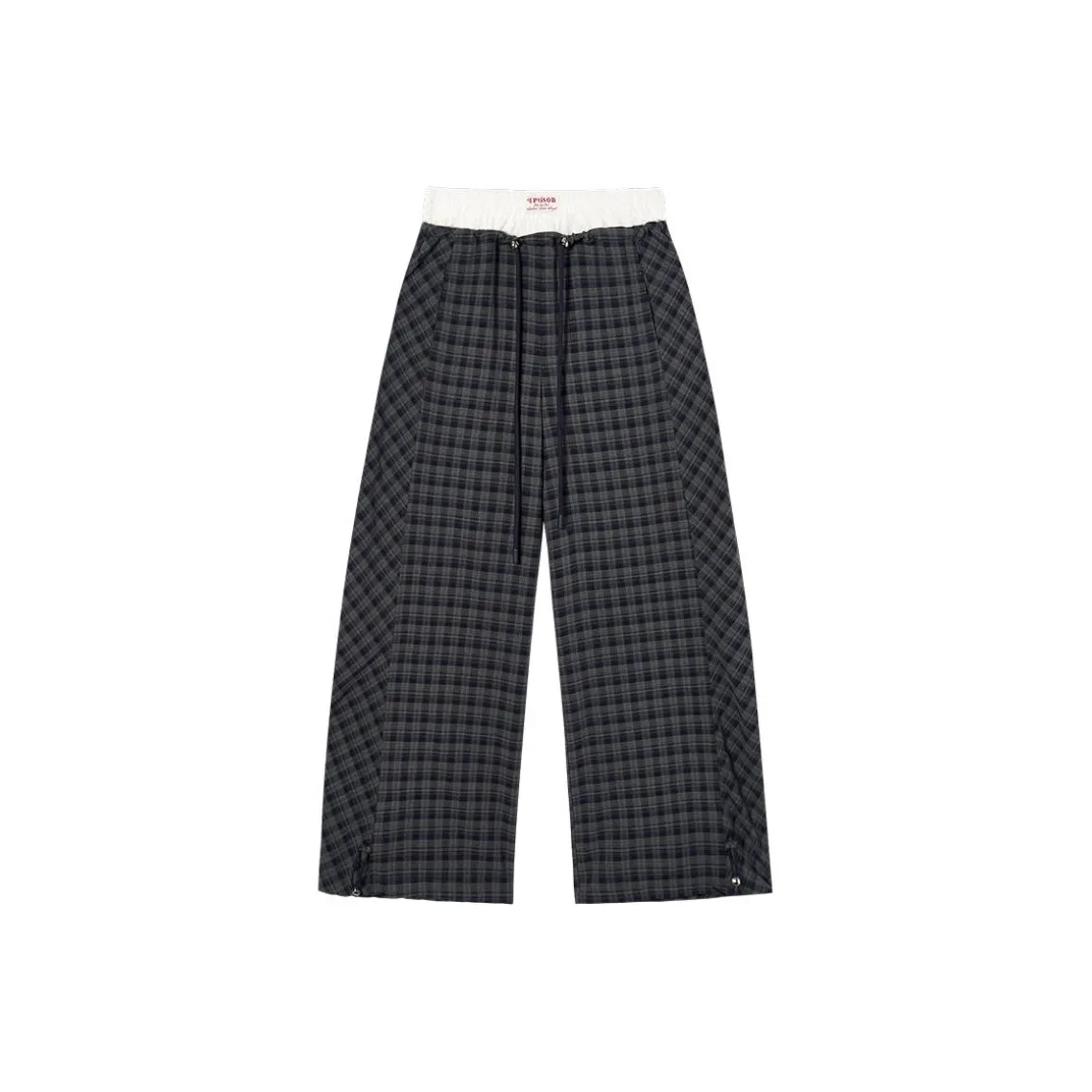 EPTISON WOMAN Casual Pants Women's Navy Blue Plaid