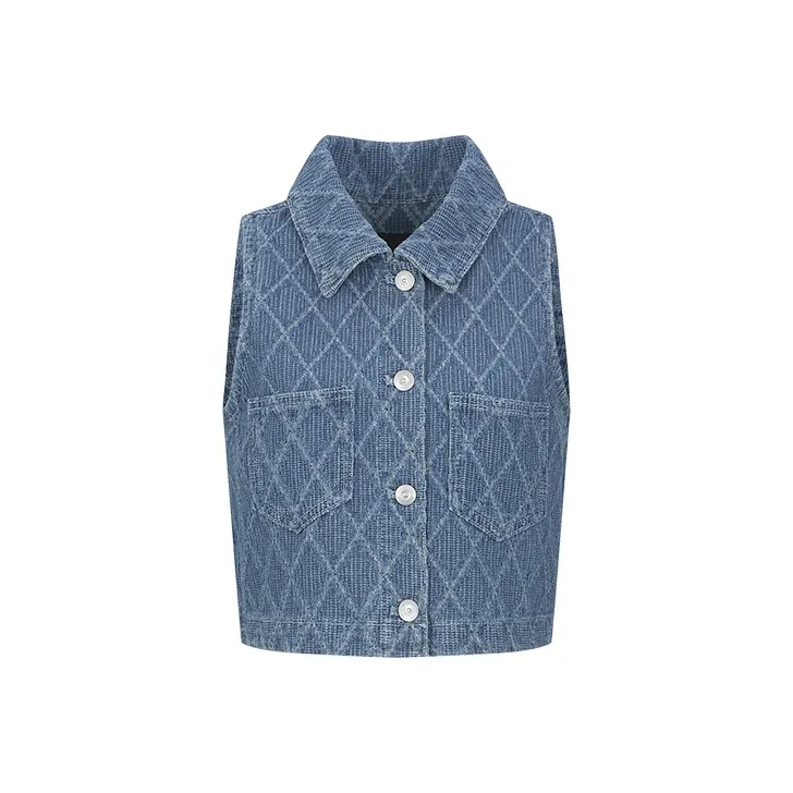 URBAN REVIVO Джинсовая куртка Женская Синяя