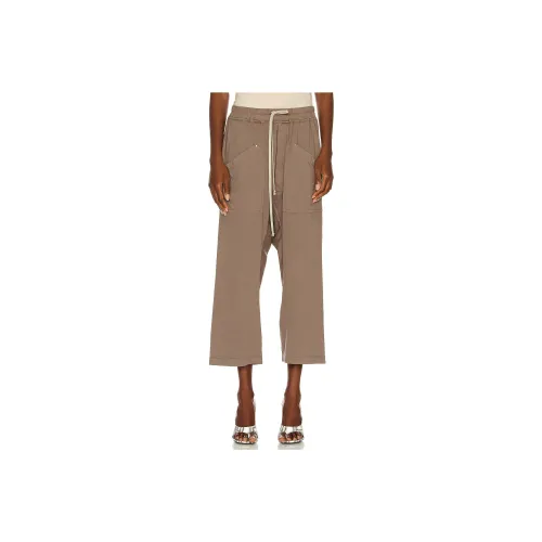 Rick Owens DRKSHDW Песочный Женские Повседневные Брюки