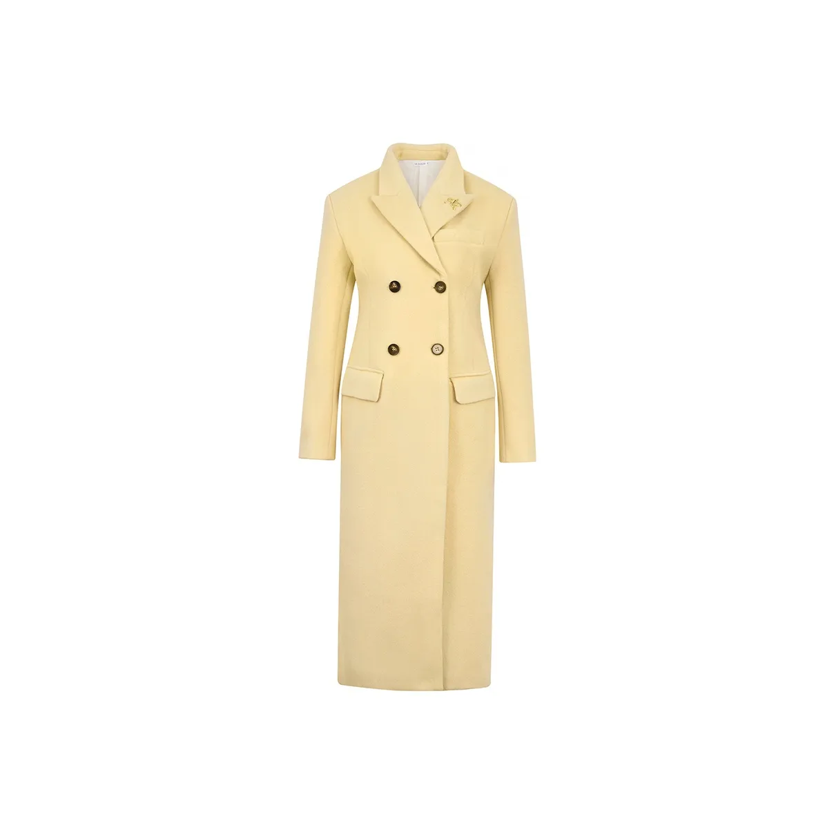 Ariseism Mid Length Fall And Winter Woolen Coat Women's