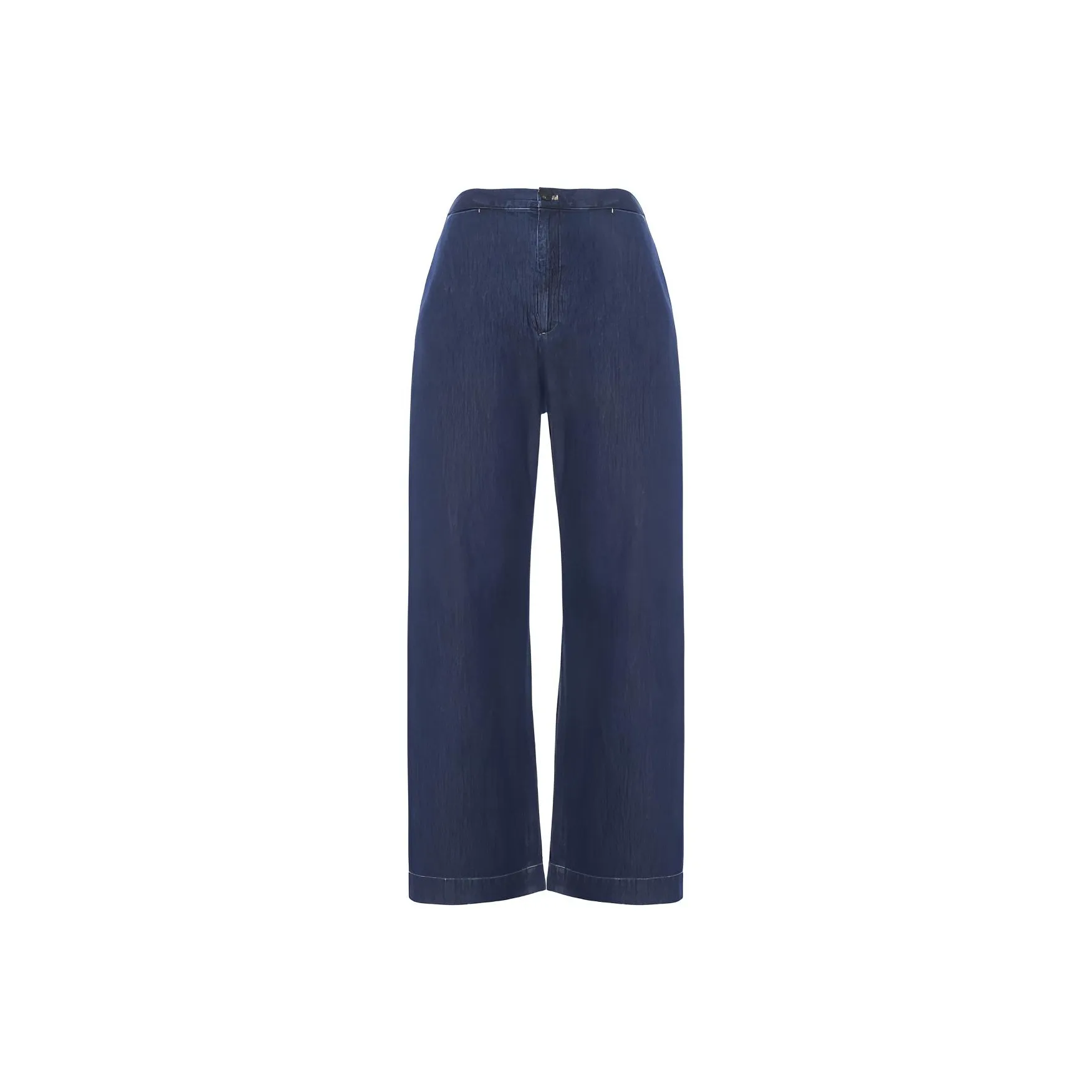 Ines De La Fressange X UNIQLO X Ines De La Fressange Casual Pants Women's Navy Blue