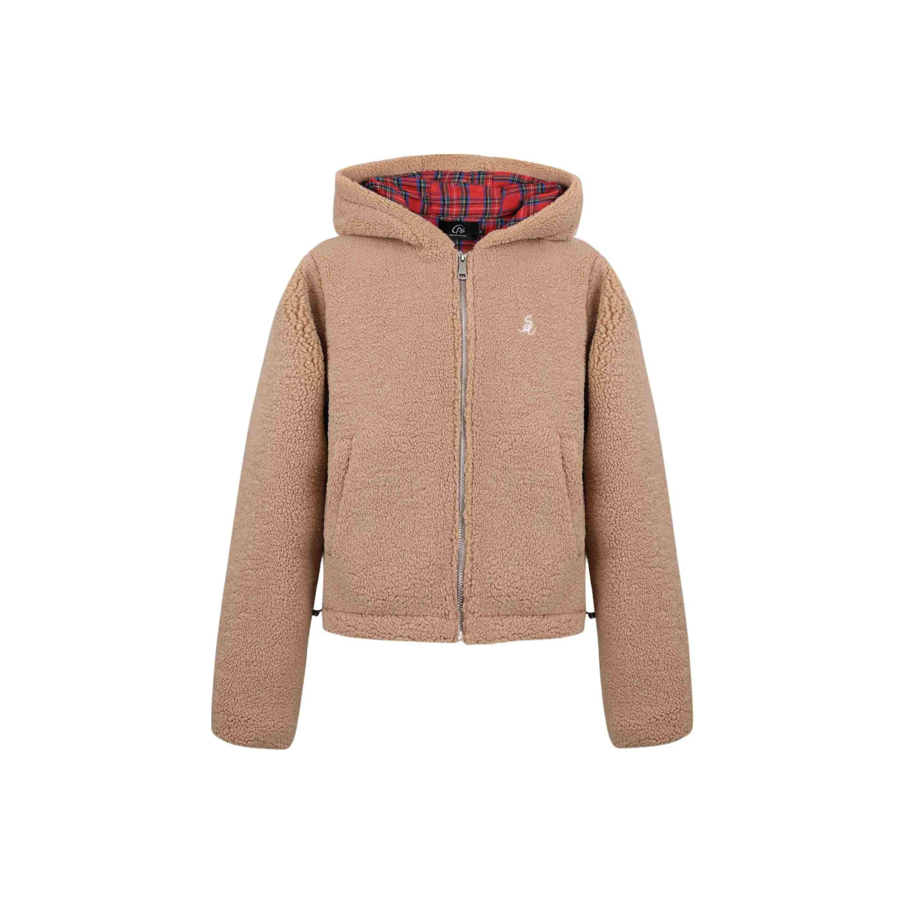 INSLIISA Вельвет Feel Куртка Женская Коричневая