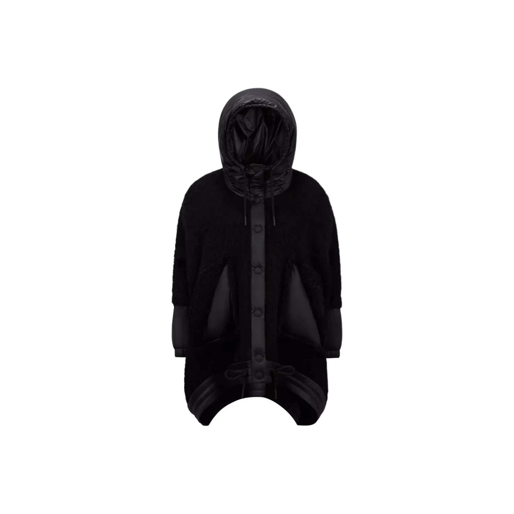 Moncler Panelled Hooded Cape