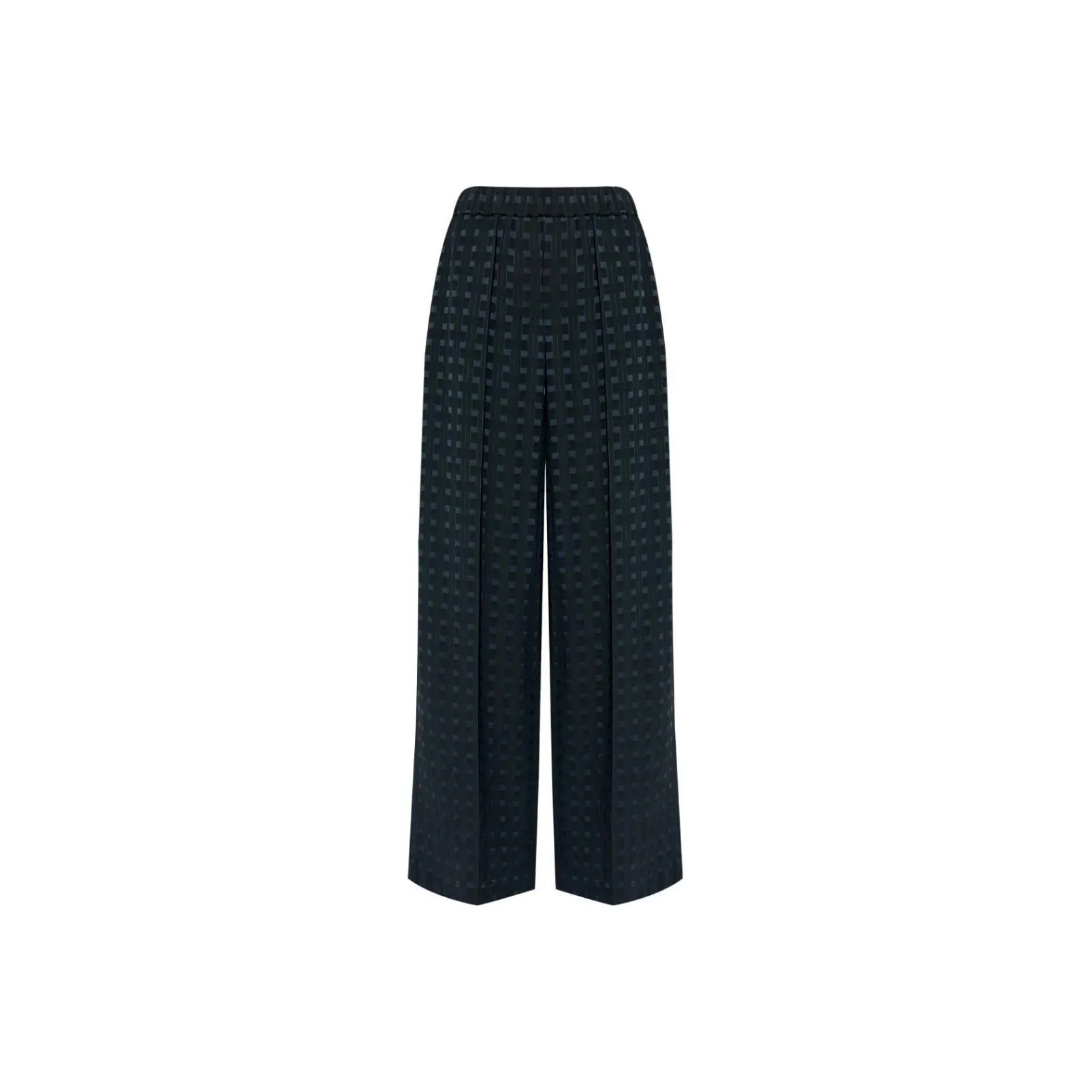 KENZO Checkered Wide Leg Trousers