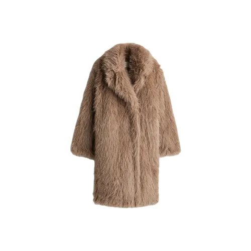 H&M Бежевое Женское Пальто
