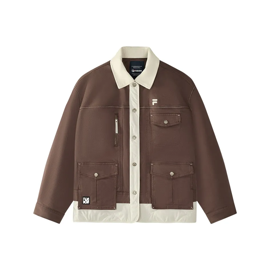 FILA FUSION Puffer Jacket Women's Honey Tea Brown