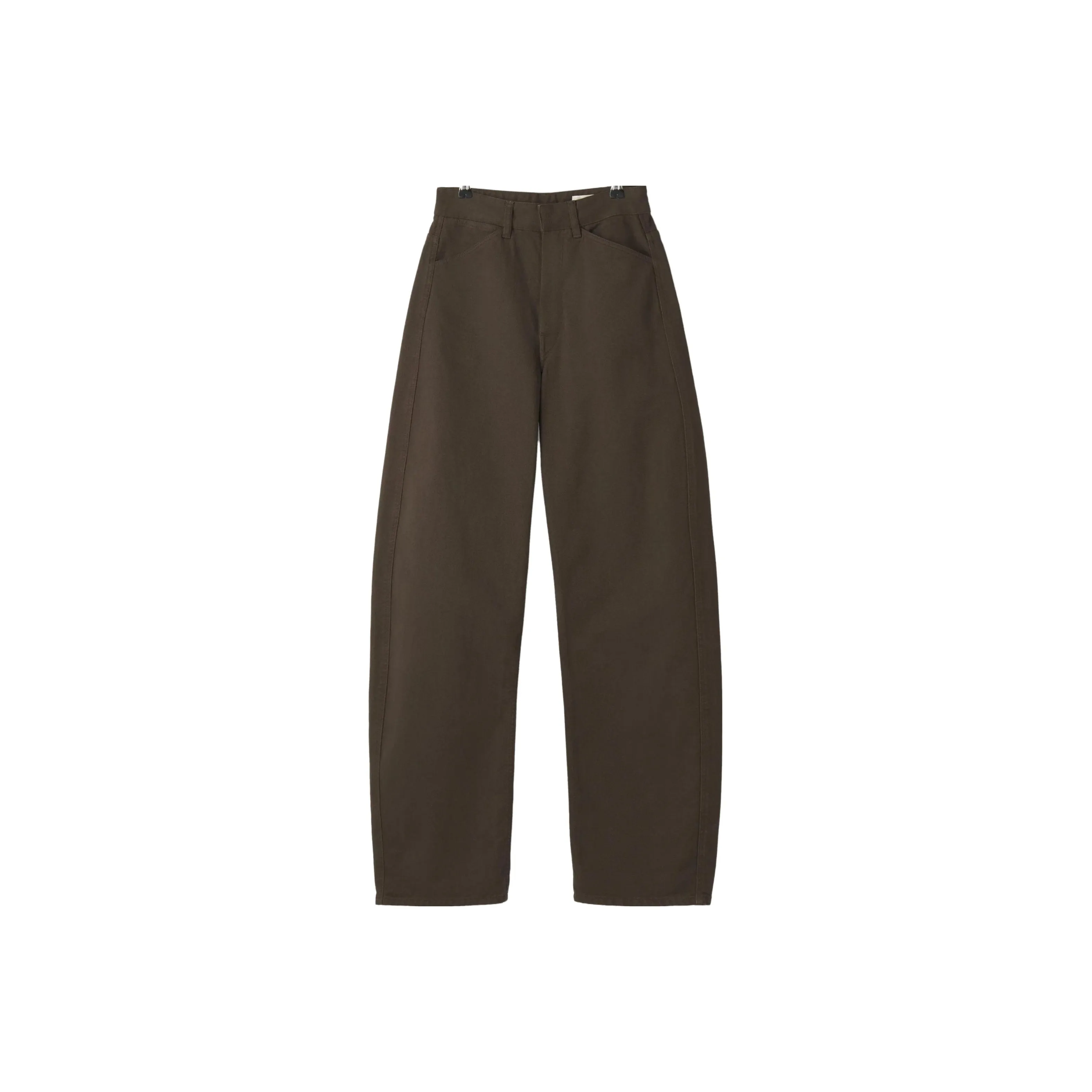 Lemaire High Waisted Curved Pants 'Espresso'