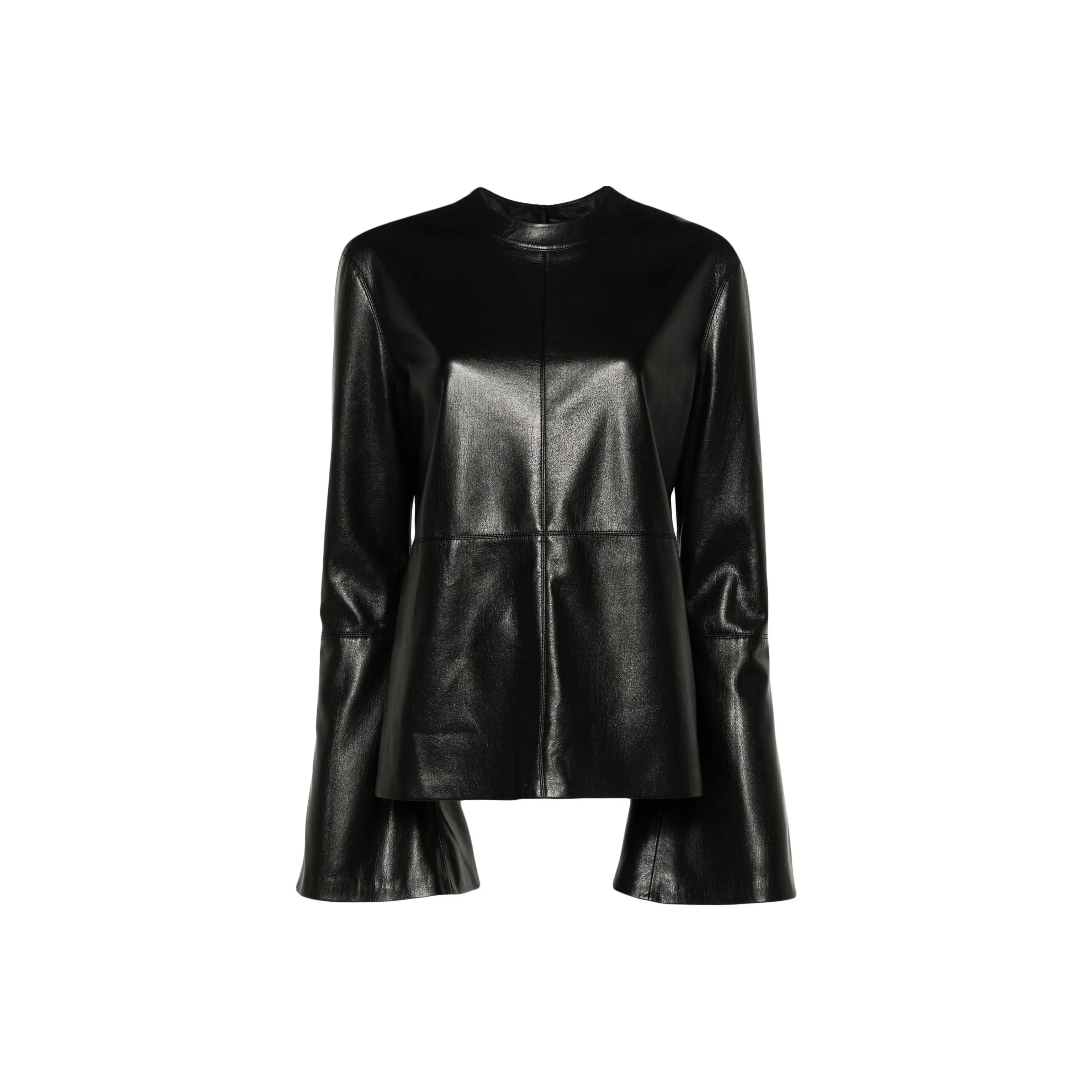 NANUSHKA Bolda Faux leather Blouse
