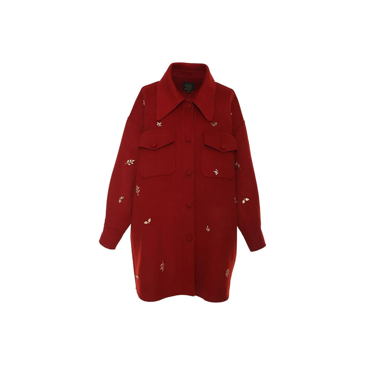 LIANCAN Red Women's Coat LIANCAN Красный Женский Пальто