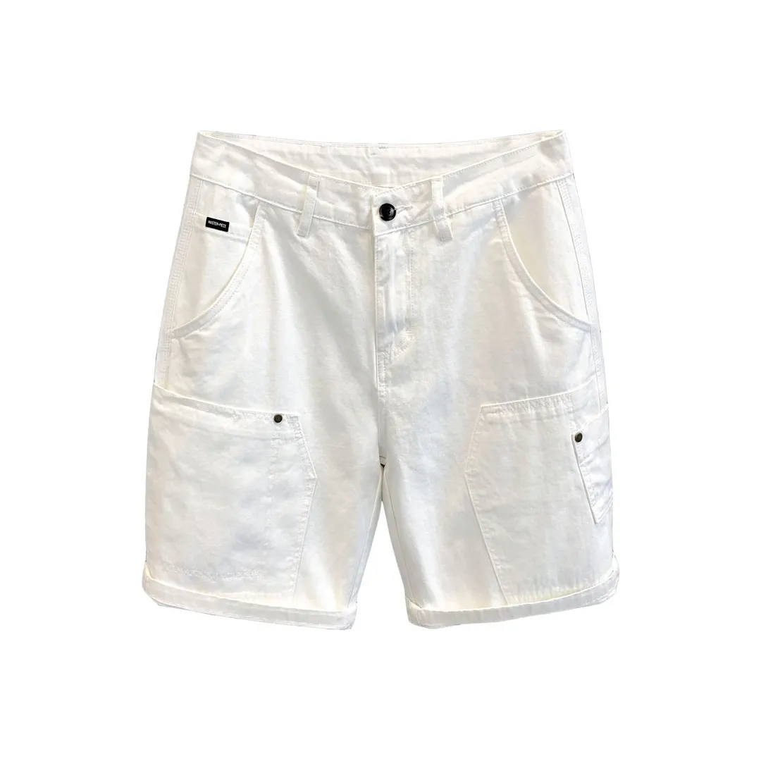 GEOGRE ALEX Белые Мужские Джинсовые Шорты