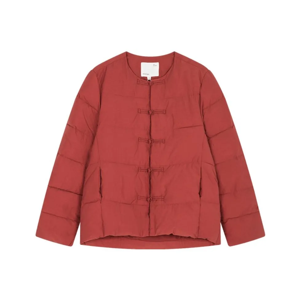 IHIMI Пуховик Женский Новый год Красный