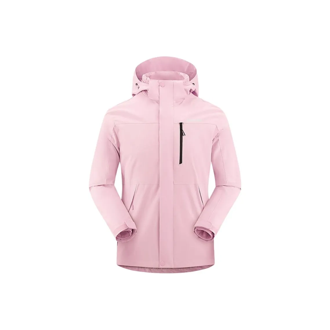 CAN·TORP Ветрозащитный Водоотталкивающий And Теплоизоляционный Ветровка Женские Туманно-розовый