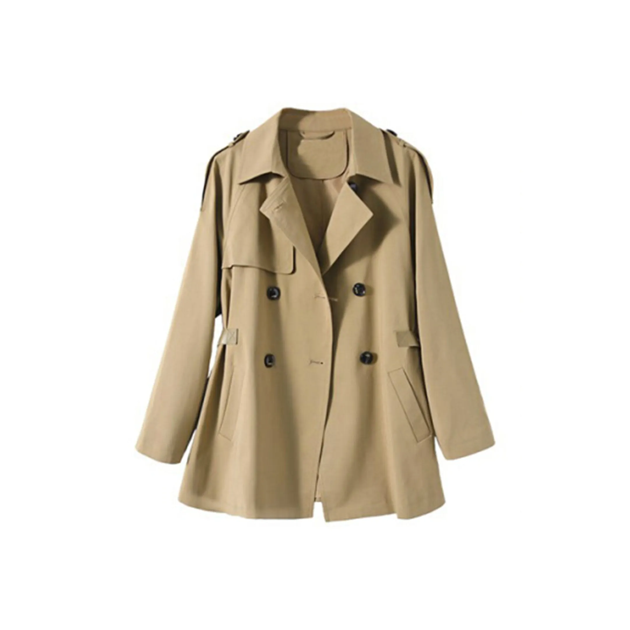 Wbwq Хаки Женский Тренч