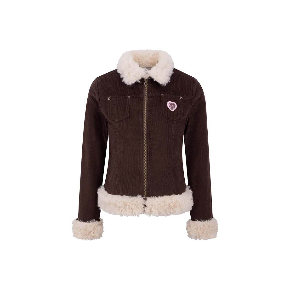 Ariseism Cropped Jacket Женская Коричневая