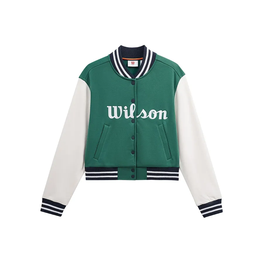 Wilson Hudson VARSITY Бейсбольная куртка Женская Поле Зеленый