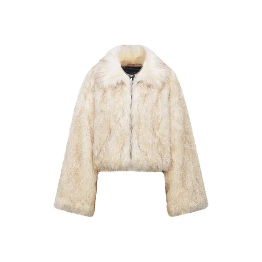 Rarely Alike Белый Женские Меховые изделия