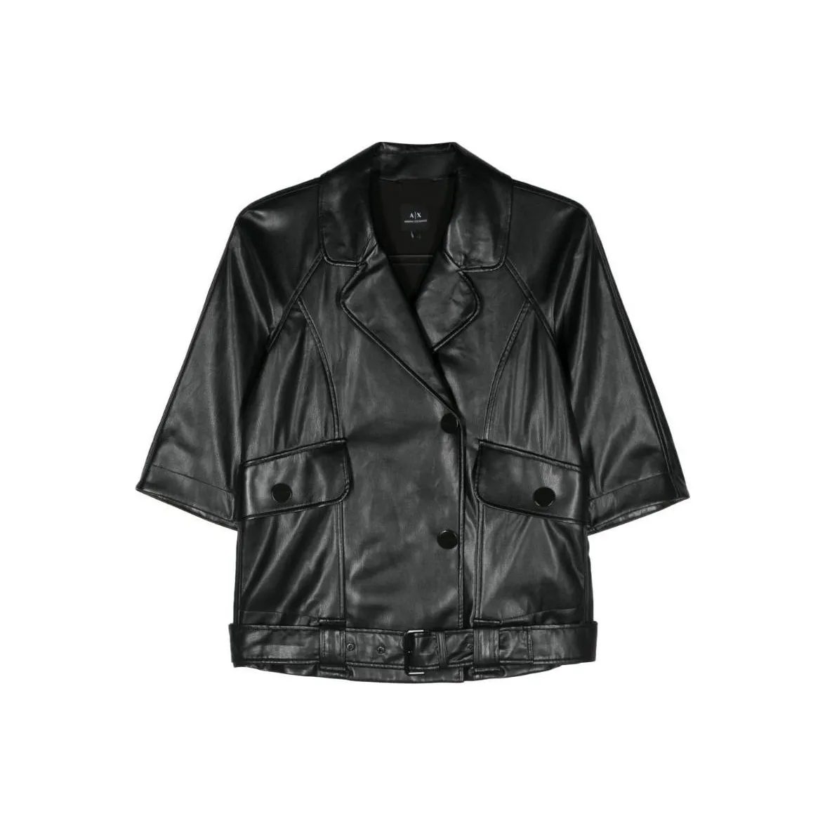 ARMANI EXCHANGE Logo engraved Press stud Jacket
