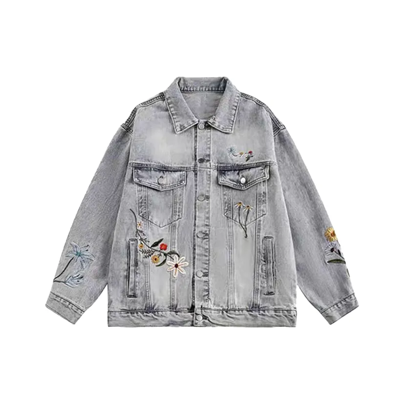 SYEEE WITH U Denim Jacket Women's Blue