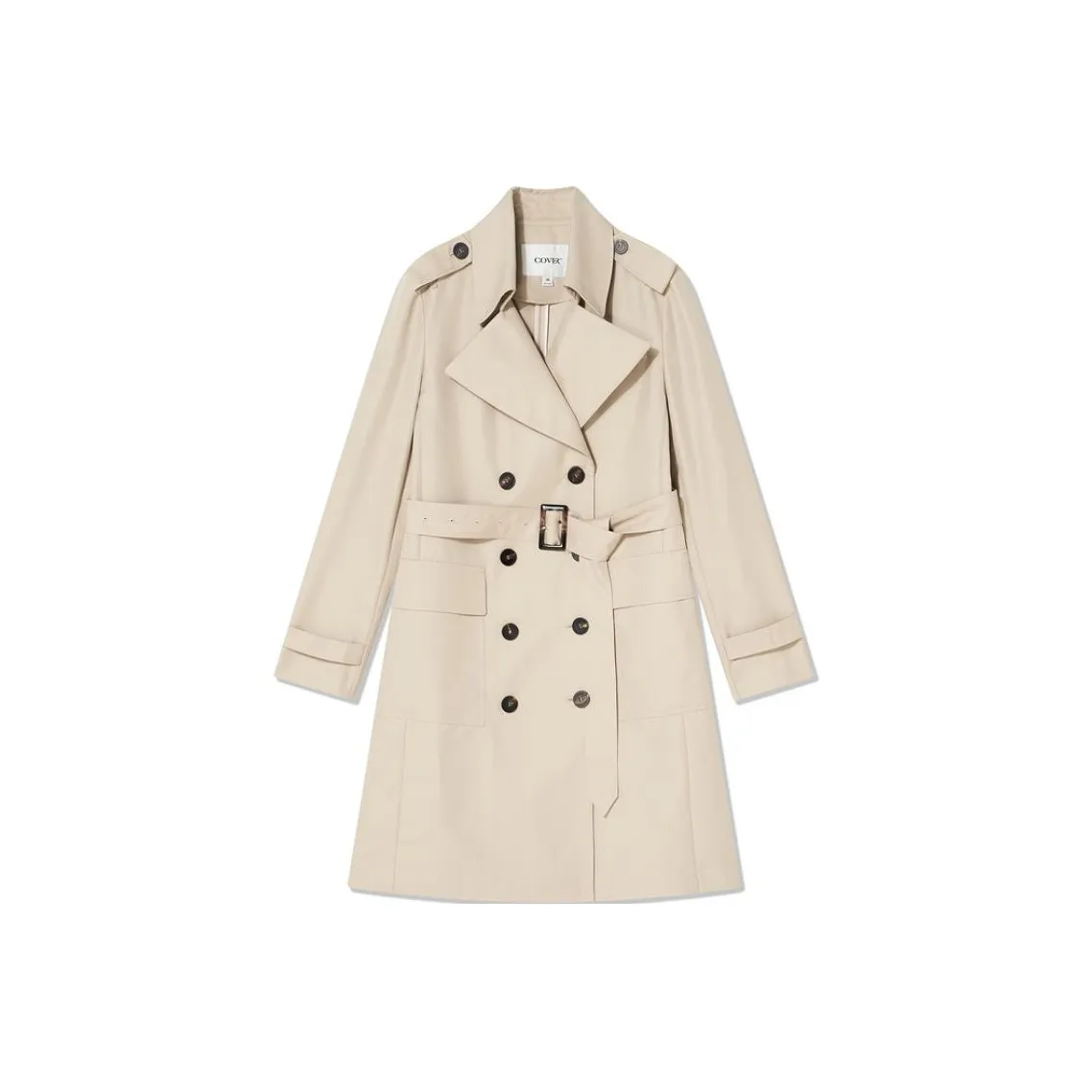 COVERINS Тренчкот Женский Светлый Абрикос