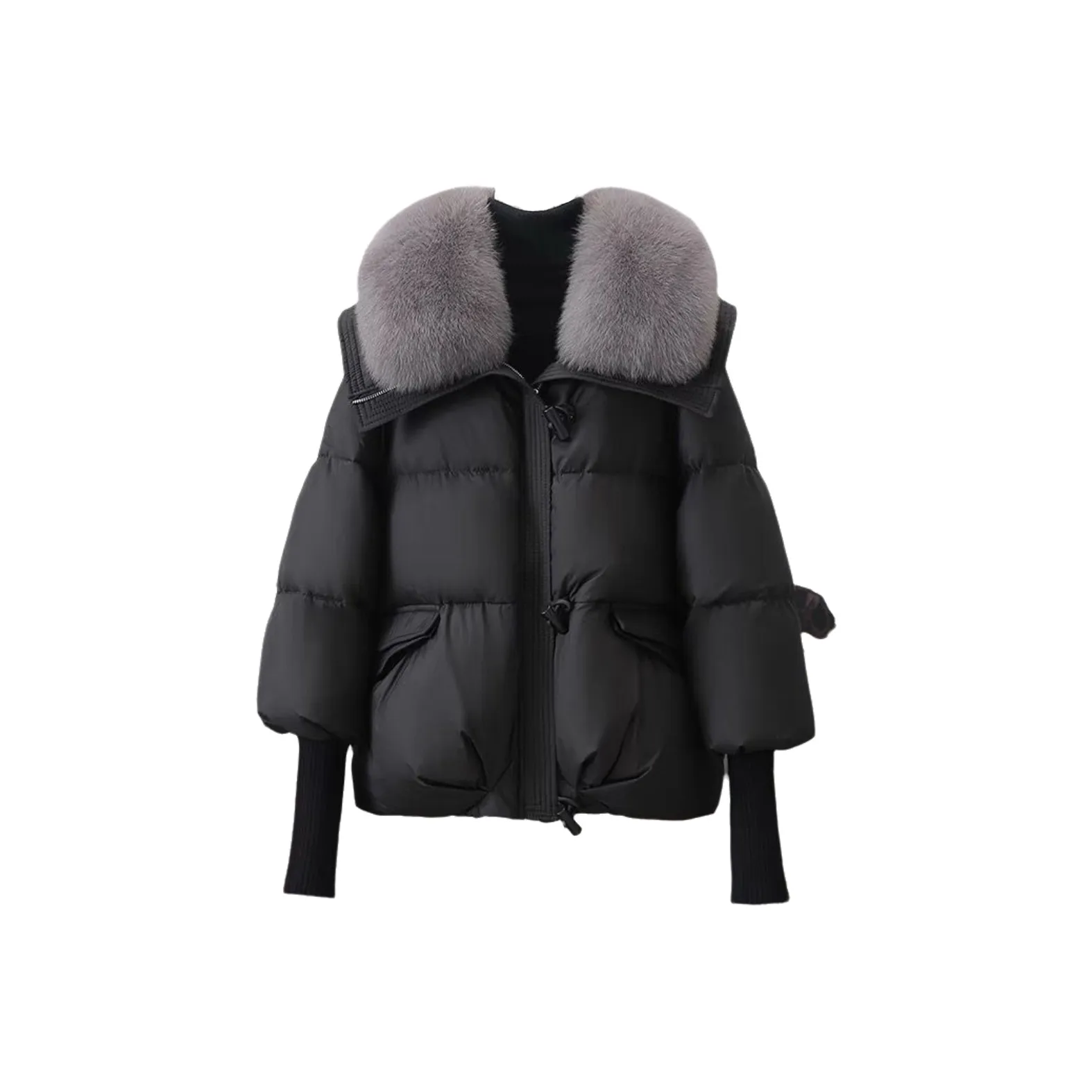 PAIN OR PLEASURE Puffer Jacket Women's Black