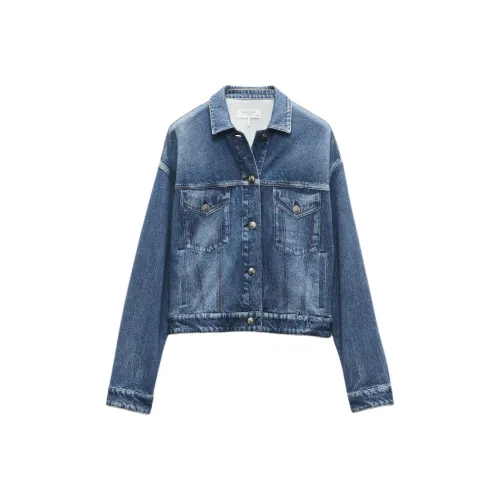 RAG&BONE Синие Женские Джинсовые Куртки