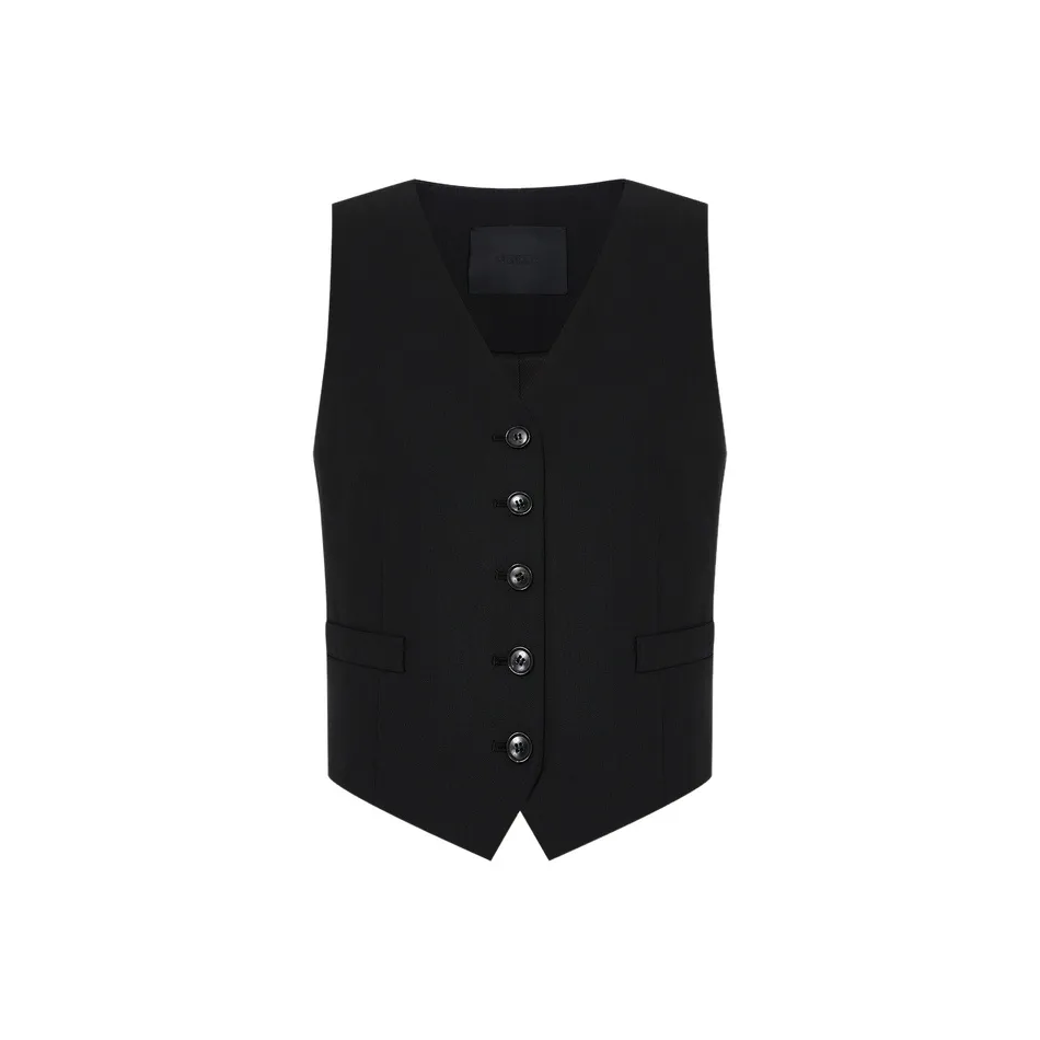 MO&CO Vests Women's Black