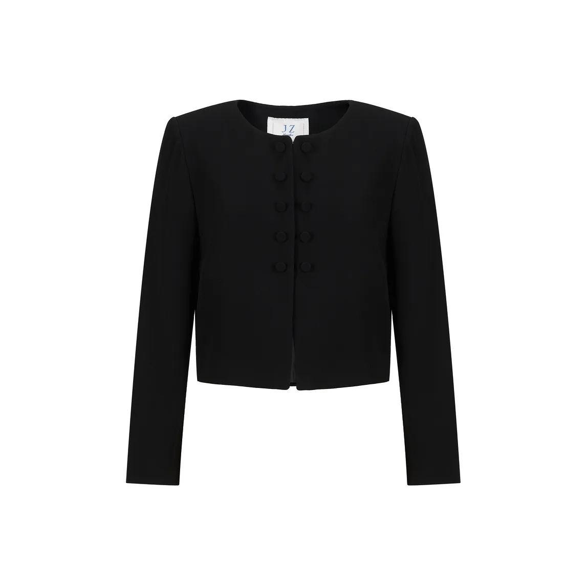 JZ. ANNAKRO Cropped Jacket Женская Без рисунка Черный