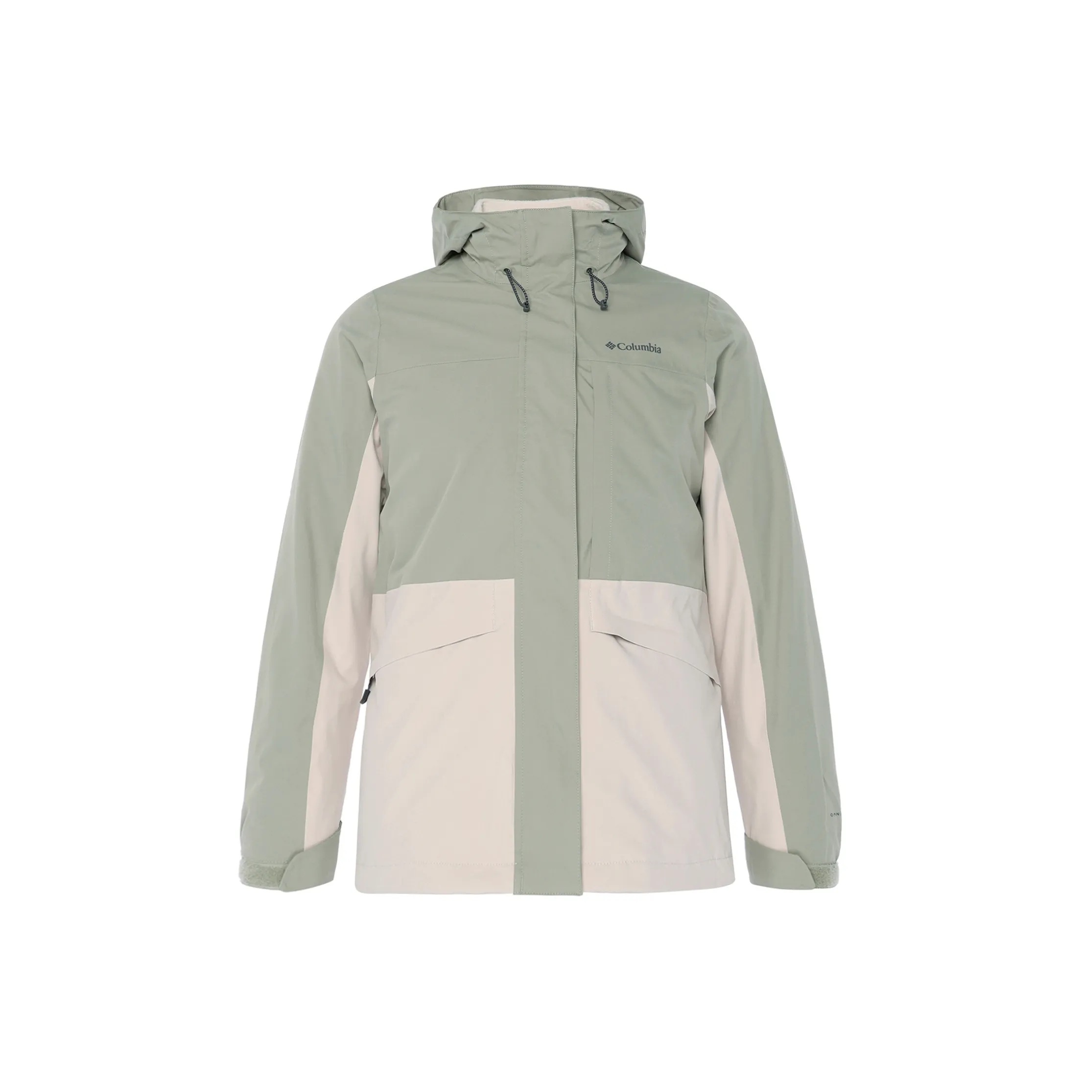 Columbia 2024 Fall Waterproof, Windproof, Breathable, And Thermal Windbreaker Jacket Women's Green