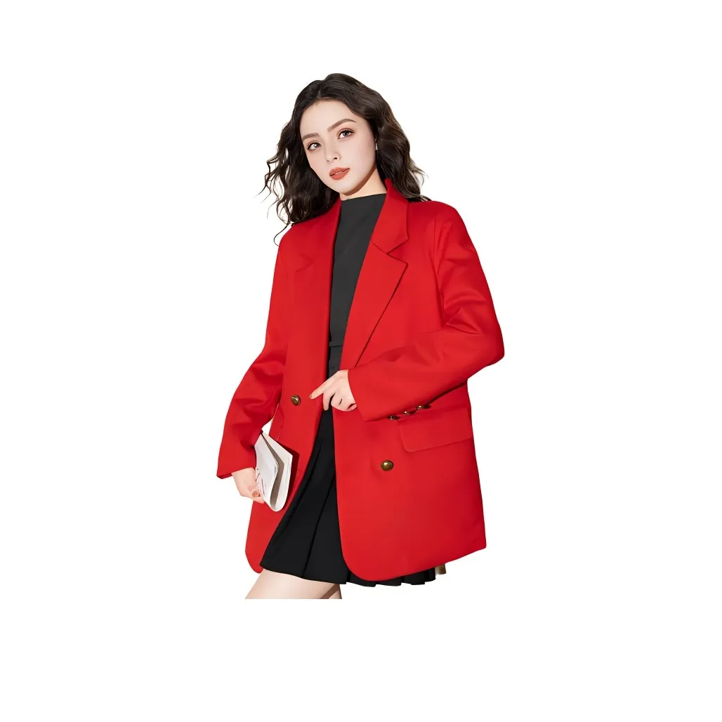 FAWENXIANGZI Бизнес-костюм женский красный