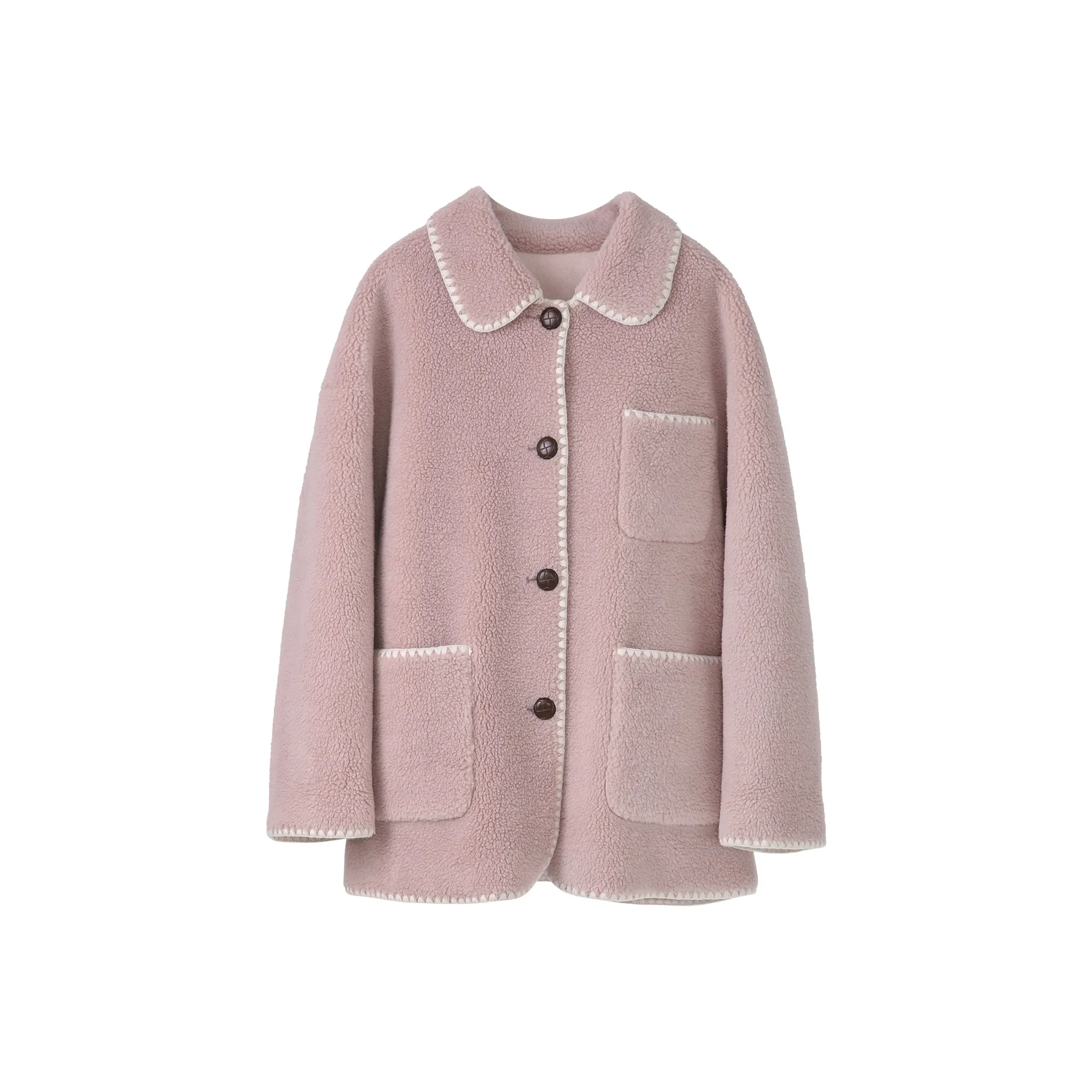 Fstudio Velvet Jackets Women's Pink
