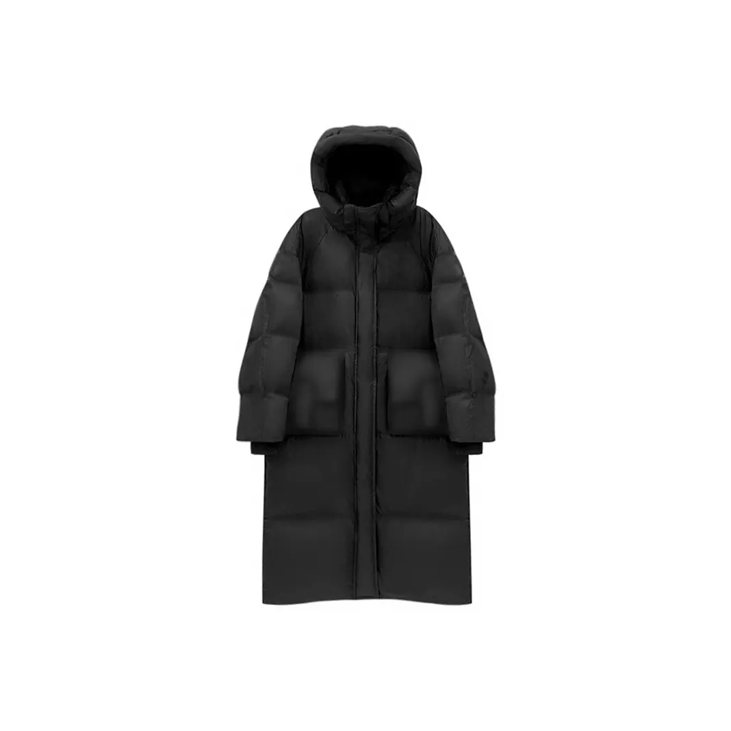 Yvetteclassic Хлопковый пуховик женский черный