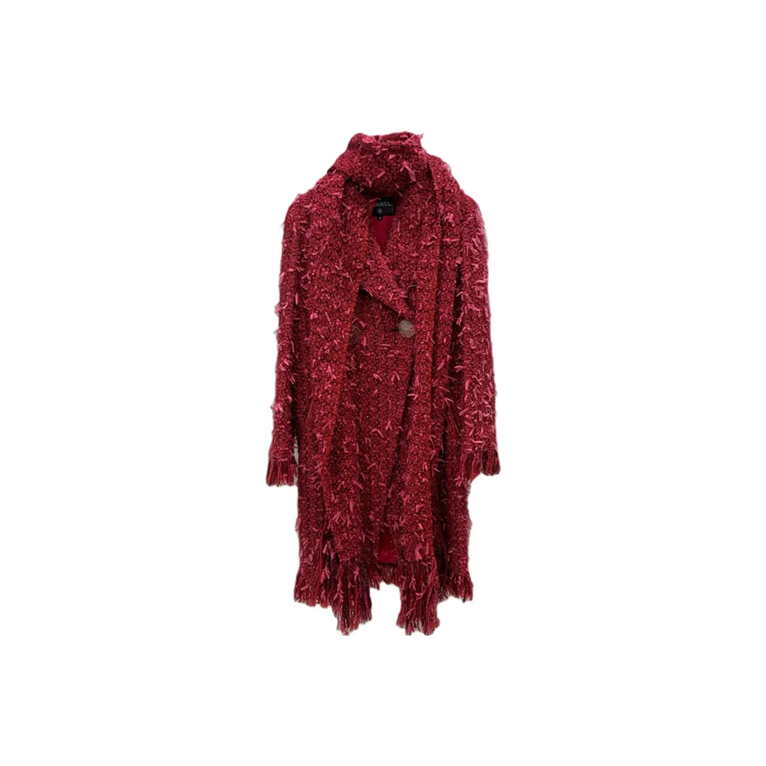 CHANEL Coats Women's Red