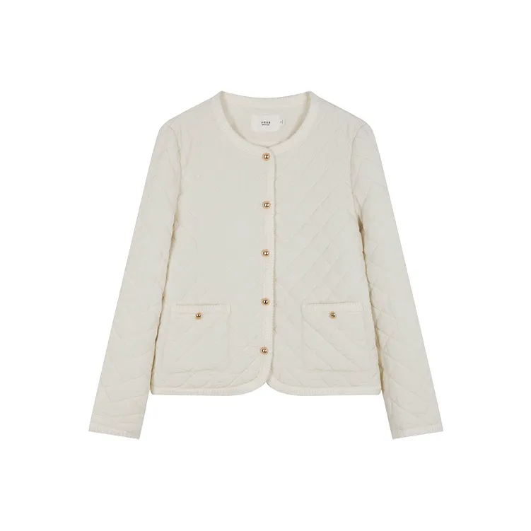 Mo Han Yi Mei Пуховая куртка Женская Экрю