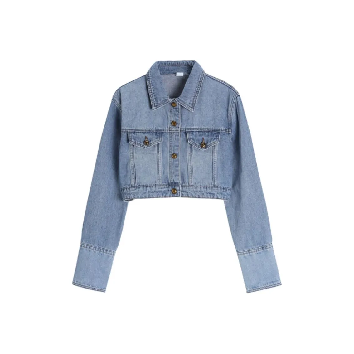 TUSHIFEI Denim Jacket Women's Blue TUSHIFEI Деним Куртка Женская Синяя