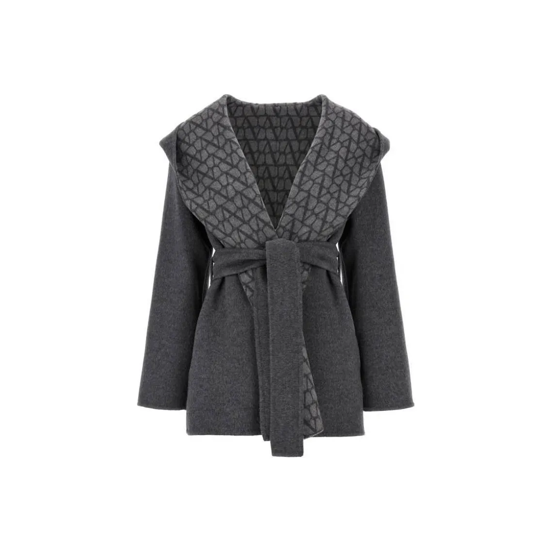 Valentino Trench Coat Women's Gray