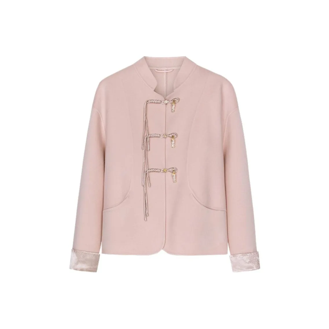 IT'Real Премиум Шерстяное Пальто Женское Розовый