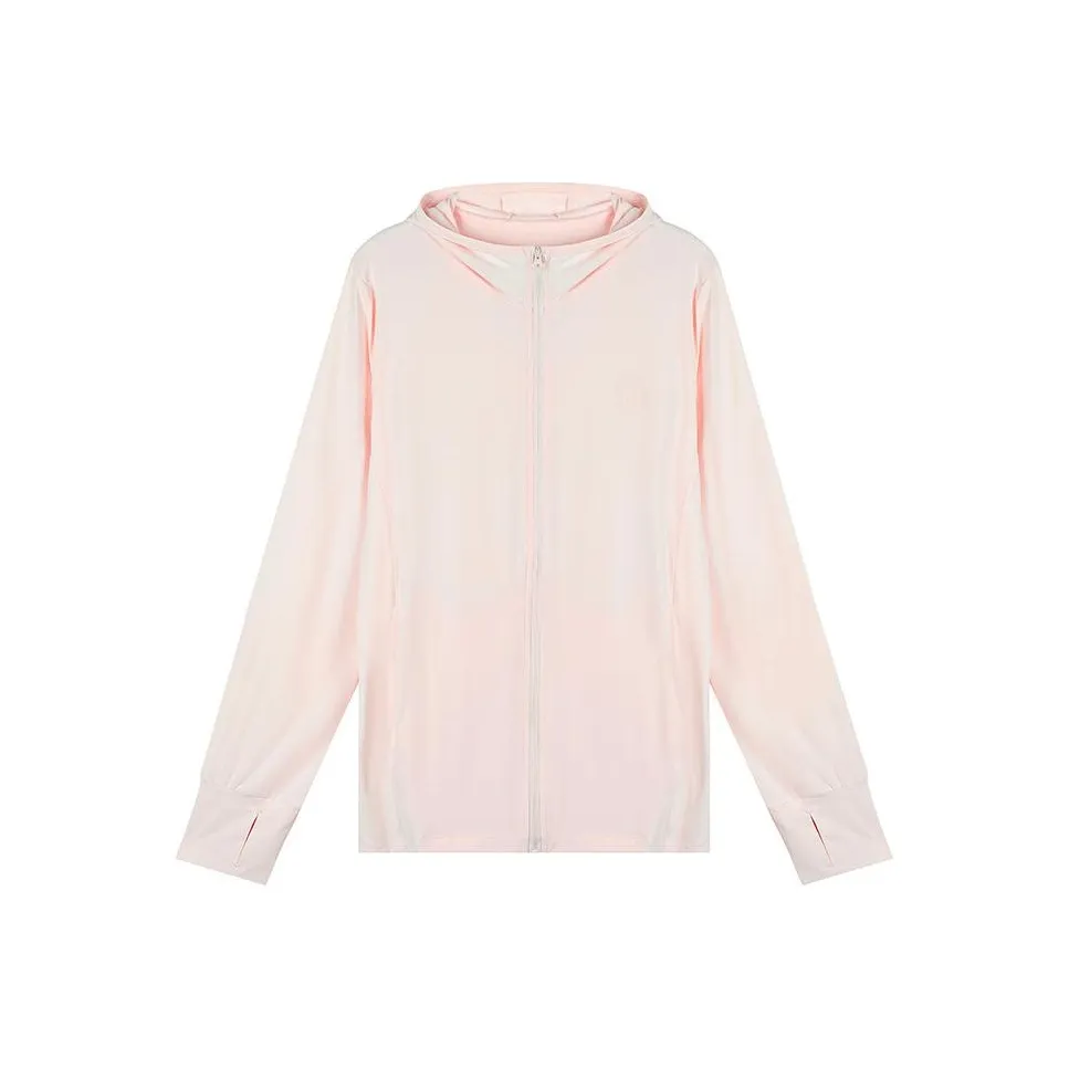 QIAODAN Одежда с защитой от солнца Женская Прозрачный Розовый