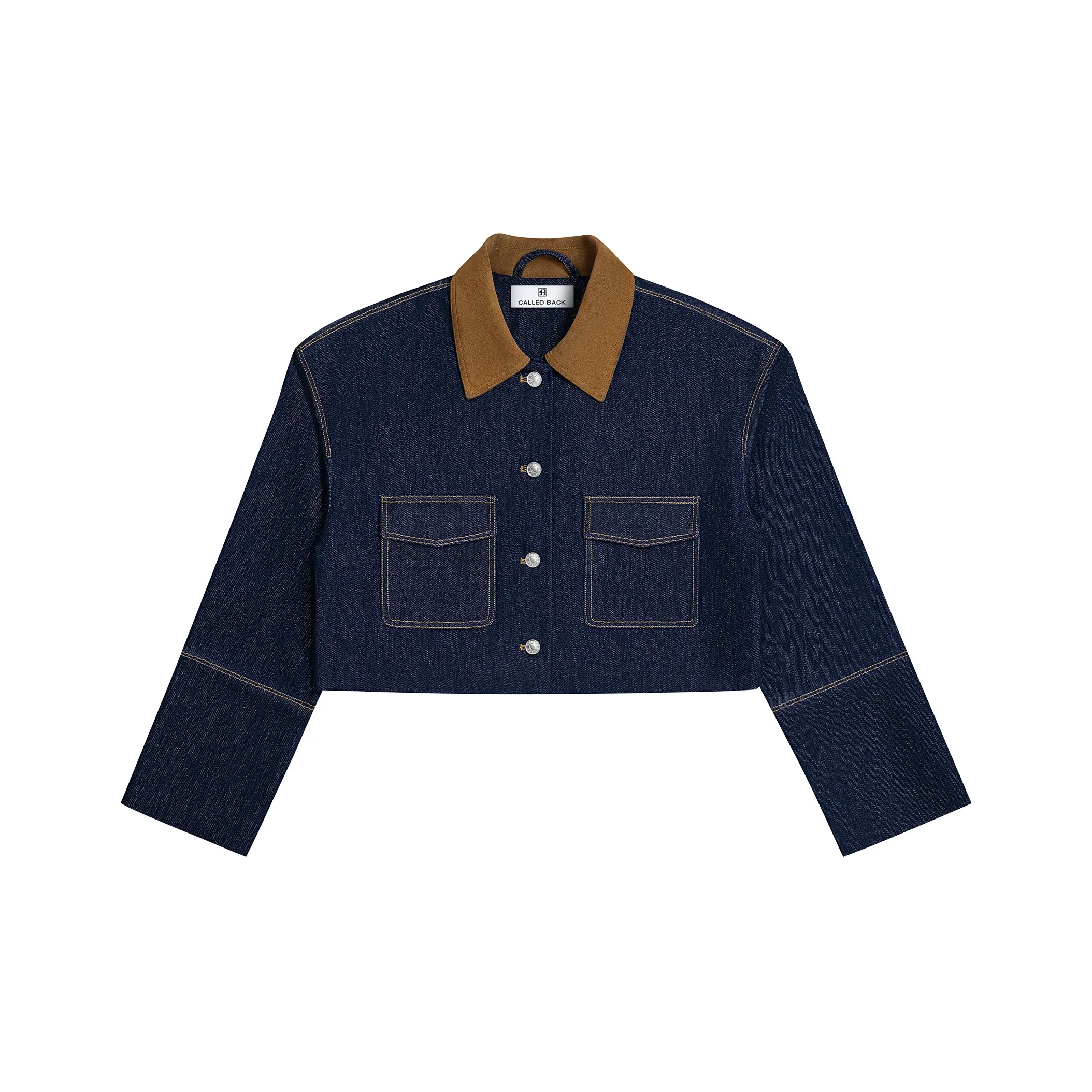 CALLED BACK Denim Jacket Женская Темно-синий