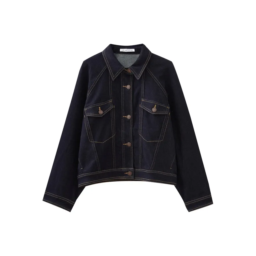 SHUIYUNJIAN Джинсовая куртка женская темно-синий