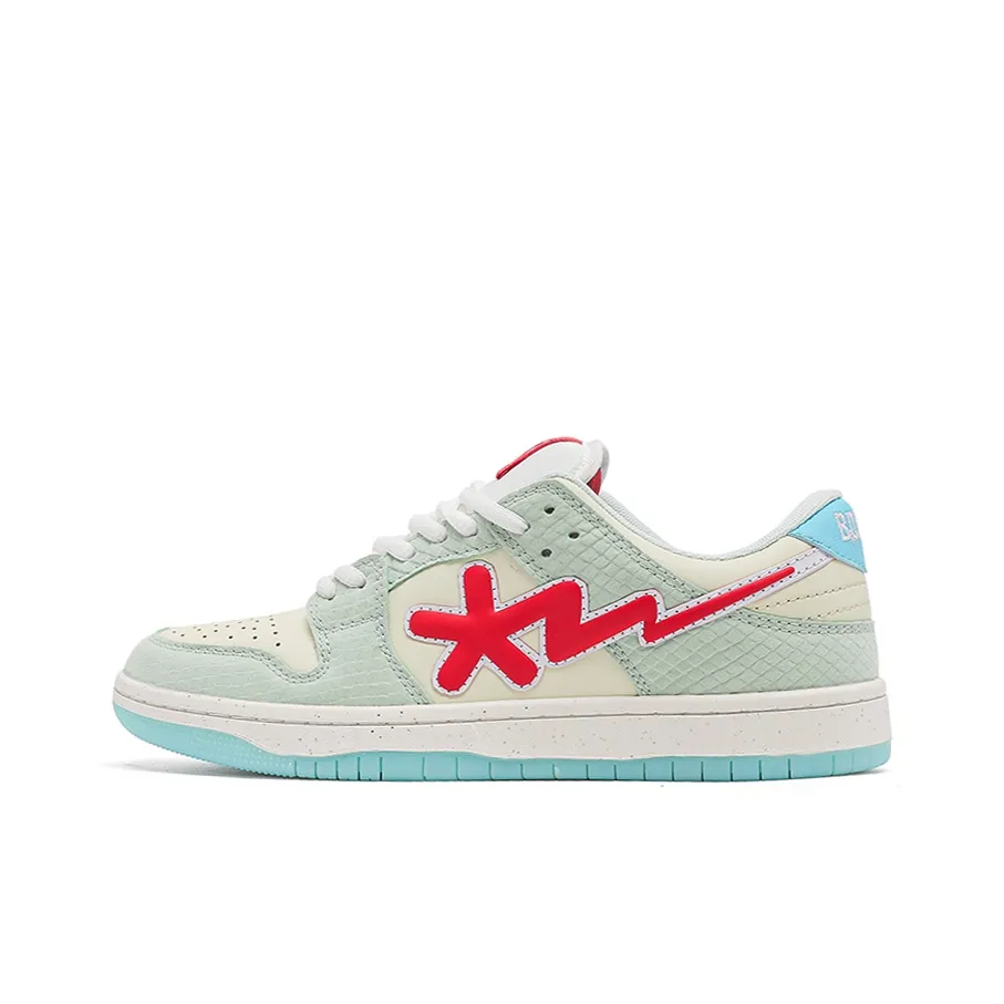 B.DUCK Collaboration Hook Storm Lightning Скейтборд Кроссовки Little Cyan Унисекс