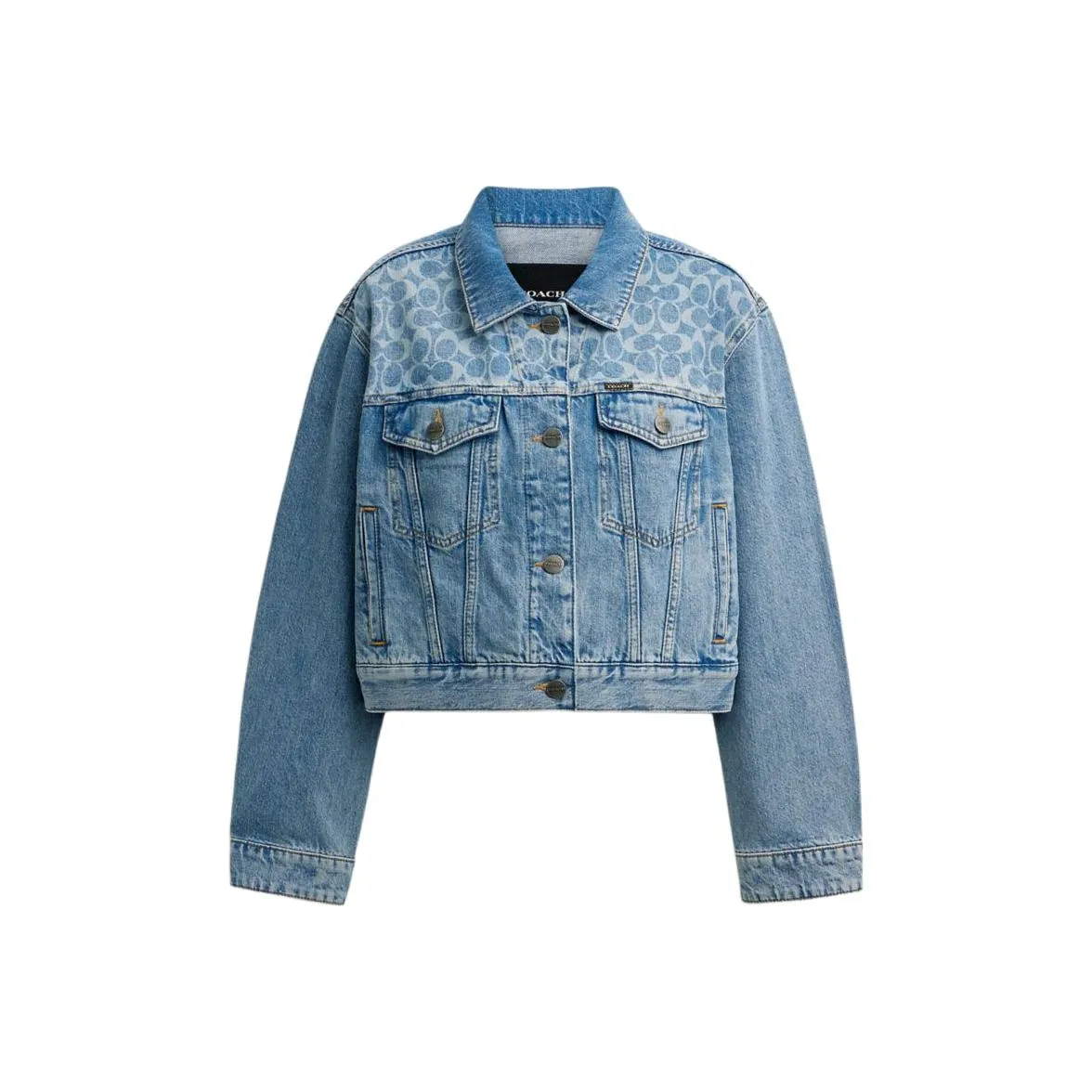 COACH Denim Jacket Women's Blue