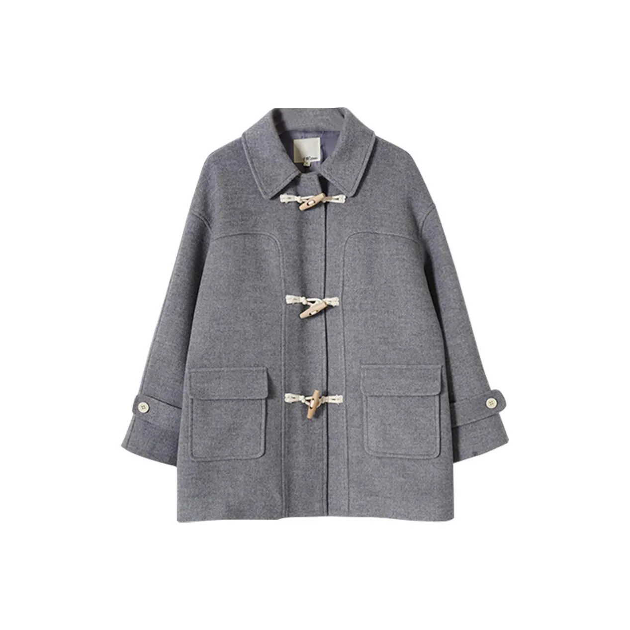 ZIMO Серое Женское Пальто