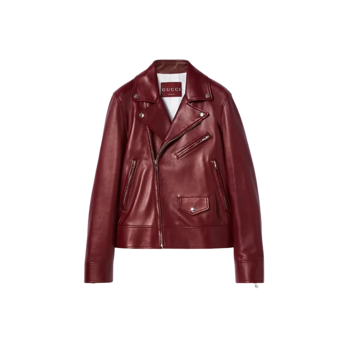 GUCCI Leather Biker Jacket