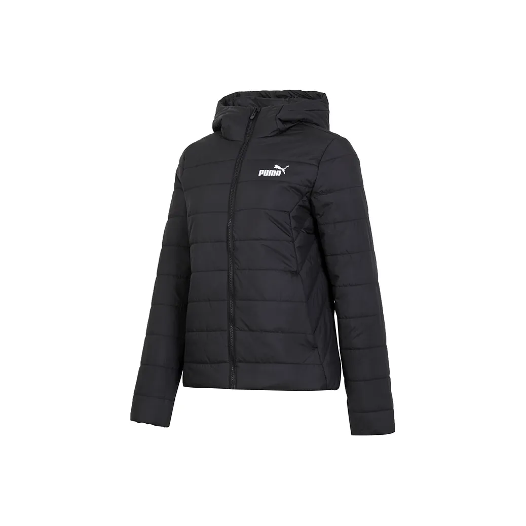 PUMA Хлопковый пуховик женский черный